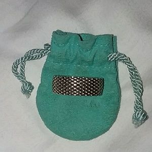 Tiffany & Co silver mesh ring